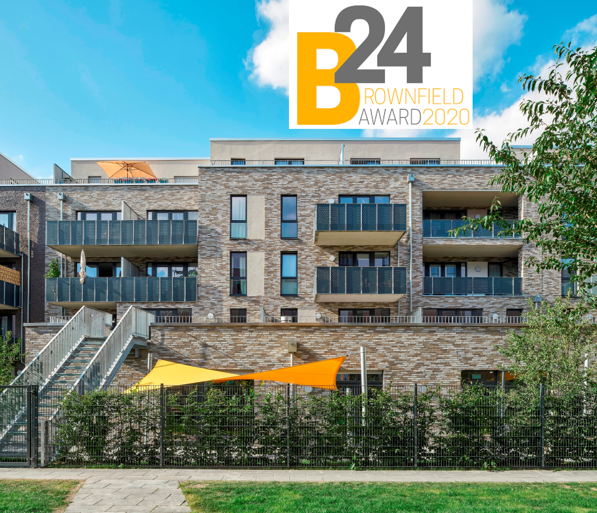 Wohnquartier Guter Freund gewinnt den B24 Brownfield Award.png
		
